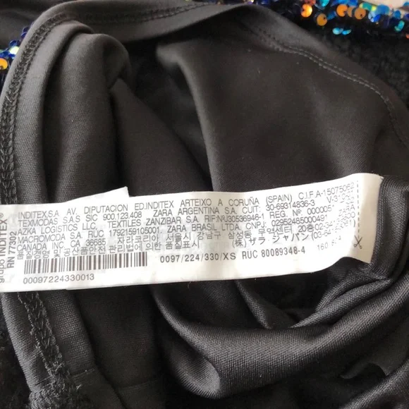 Zara Sequin Velvet Mini Dress! - Picture 11 of 11